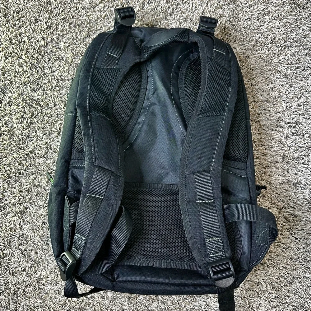 Dell Eco Spruce Backpack For Laptops Black Green 15.6 Inch Computer Bag Travel